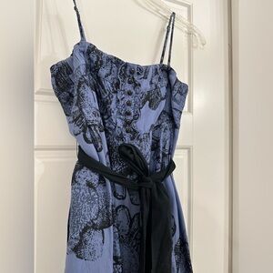 Moulinette Soeurs Blue and black floral dress size 0